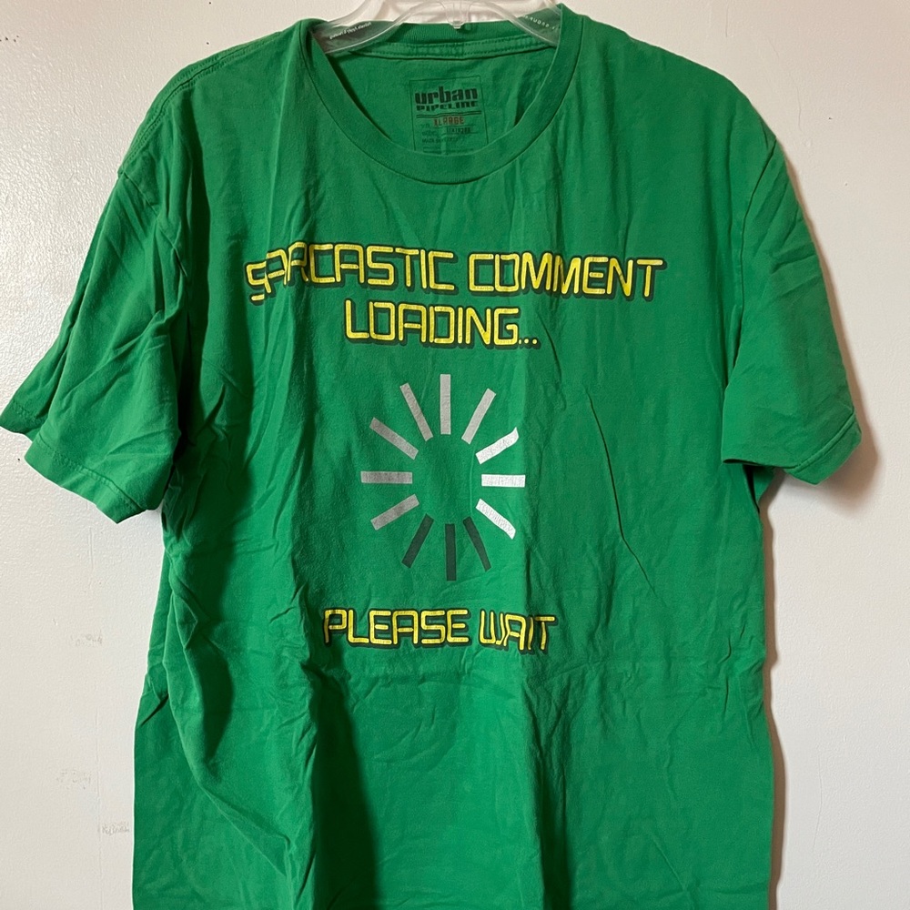 sarcastic comment loading... graphic tee